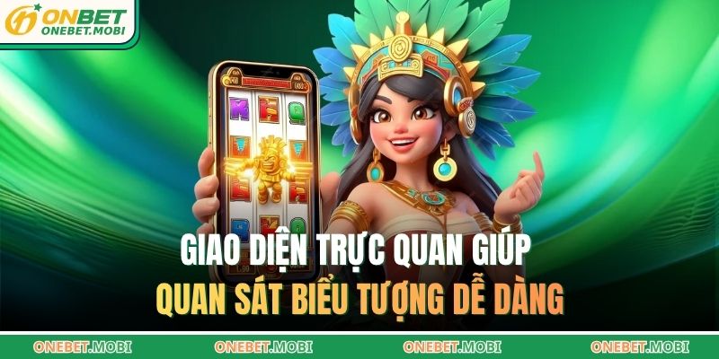 Giao diện trực quan giúp quan sát biểu tượng dễ dàng